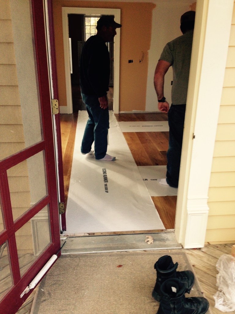 installing kitchen flooring