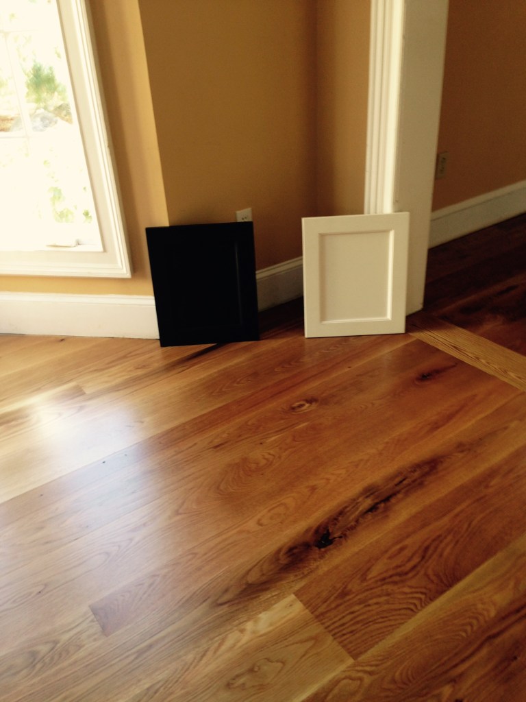 white and black cabinet comparison