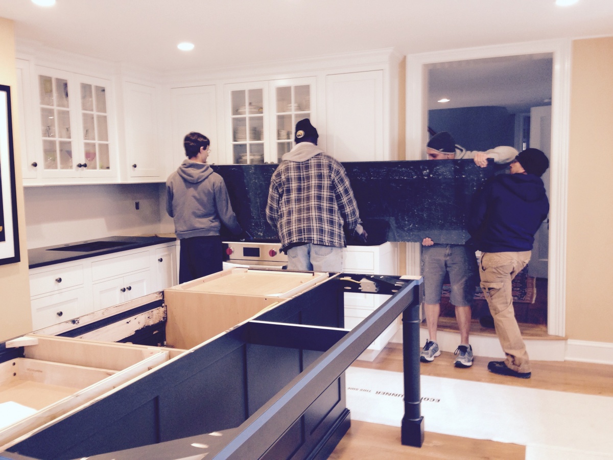 installing kitchen countertops